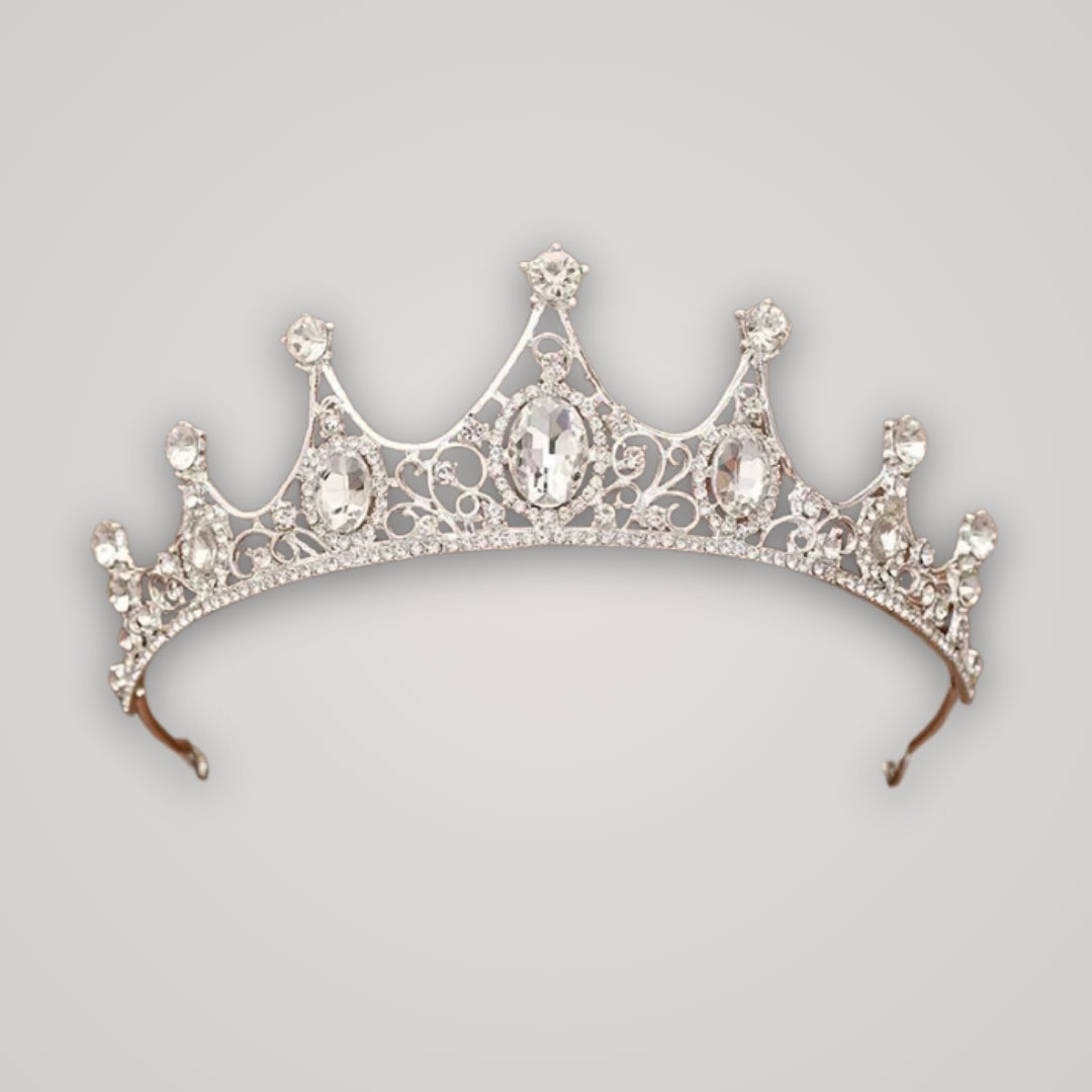 Elegant Tiara with Rhinestones