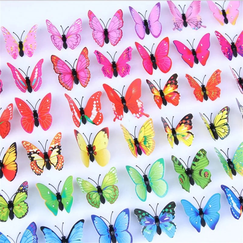 3D Butterfly Hair Clip Set