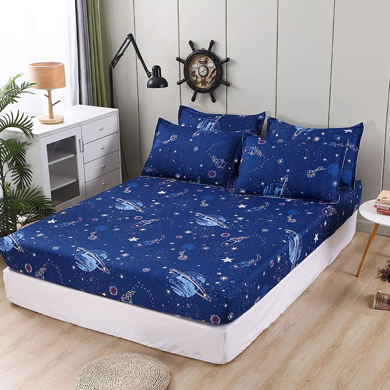 Cartoon Print Fitted Sheet