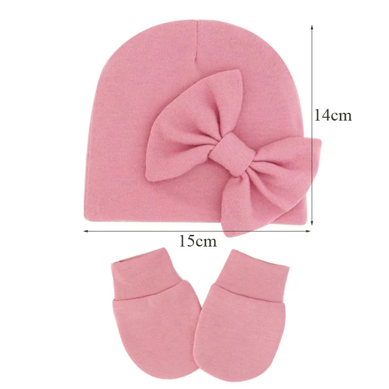 Beanie Hat and Mittens Set