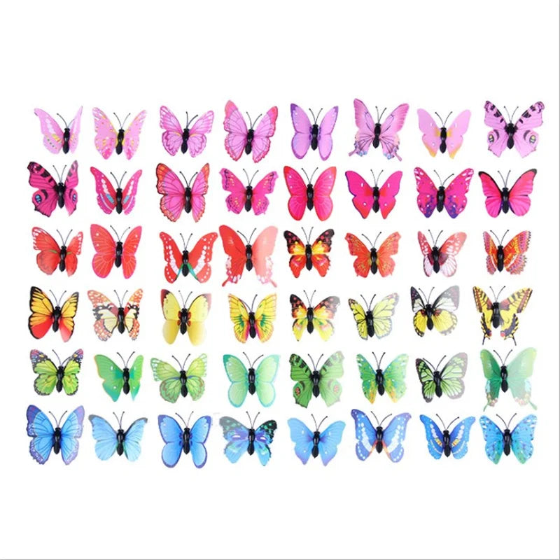 3D Butterfly Hair Clip Set