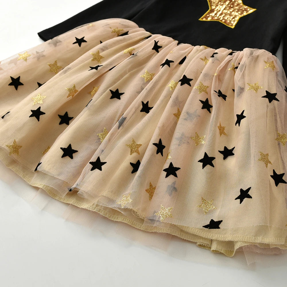 Sequined Princess Winter Dress