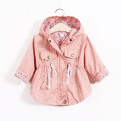 Girls' Printed Windbreaker Jacket