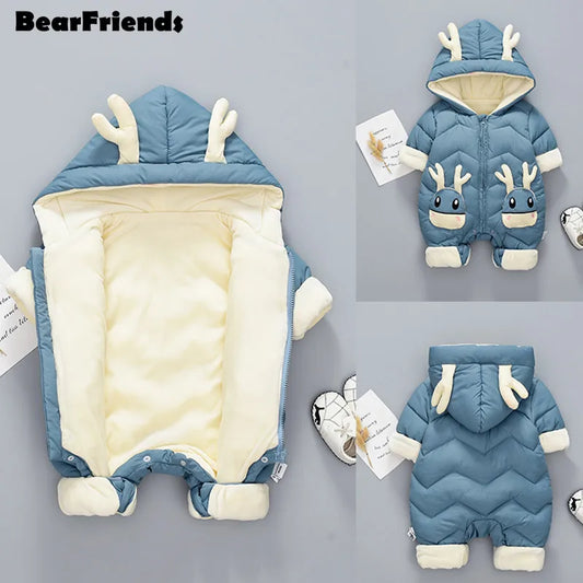 Deer Ears Winter Romper