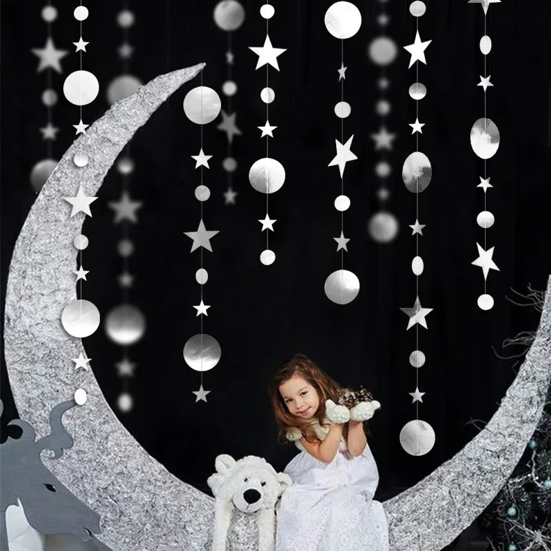4M Paper Star & Circle Garland