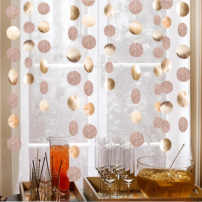 4M Paper Star & Circle Garland