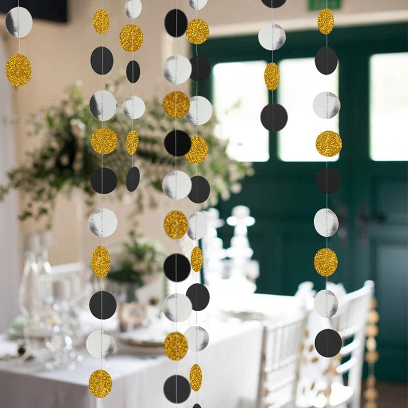 4M Paper Star & Circle Garland