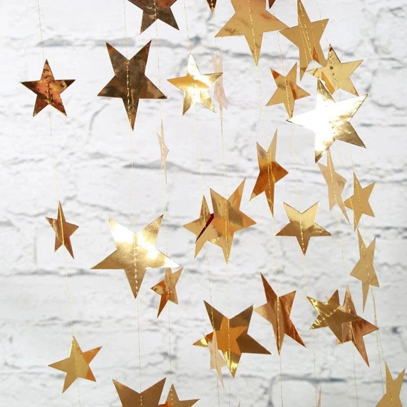 4M Paper Star & Circle Garland