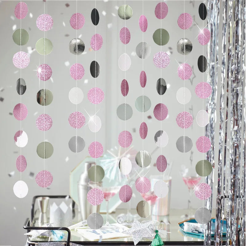 4M Paper Star & Circle Garland