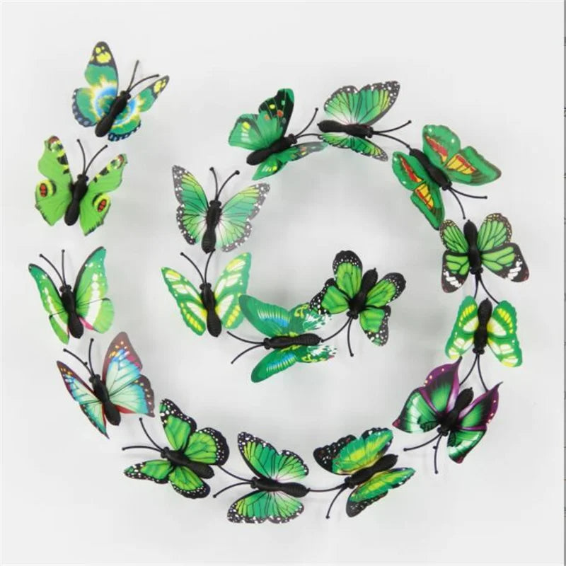 3D Butterfly Hair Clip Set