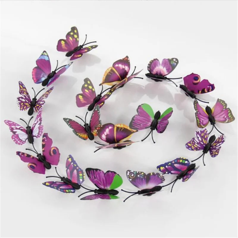 3D Butterfly Hair Clip Set