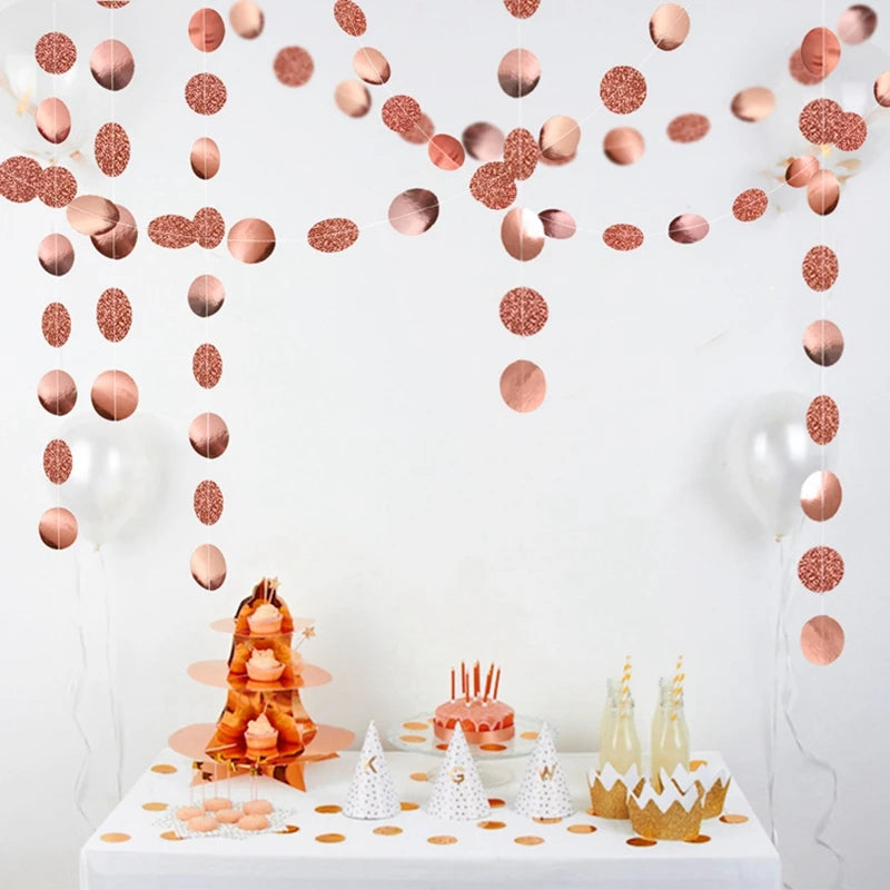 4M Paper Star & Circle Garland