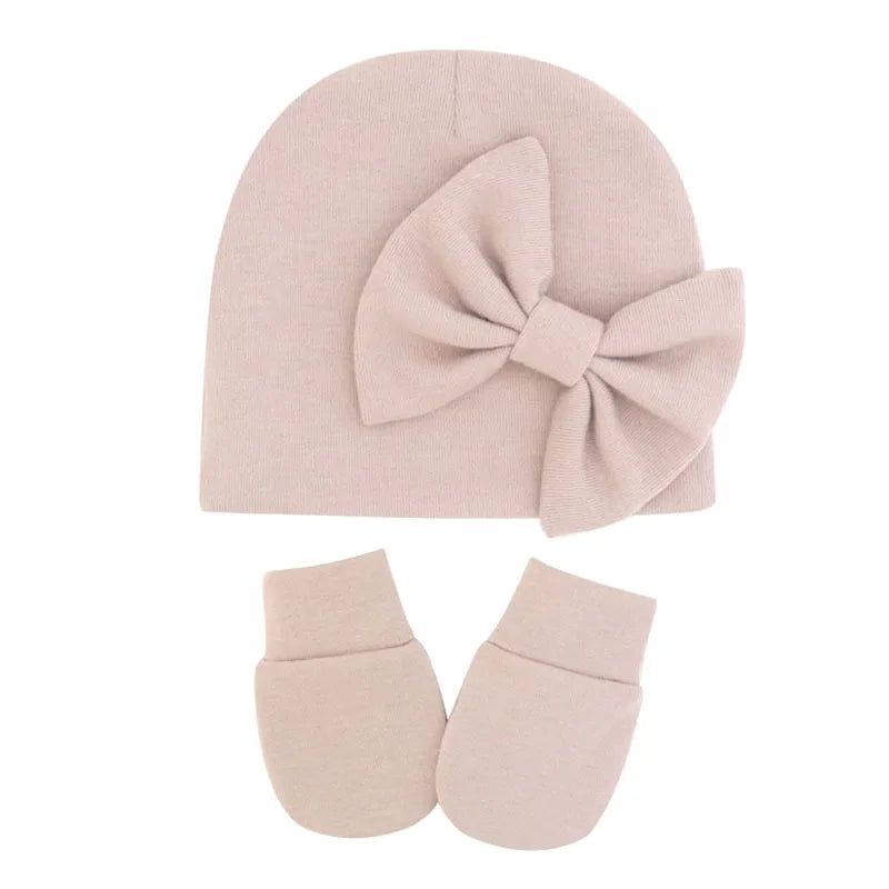Beanie Hat and Mittens Set