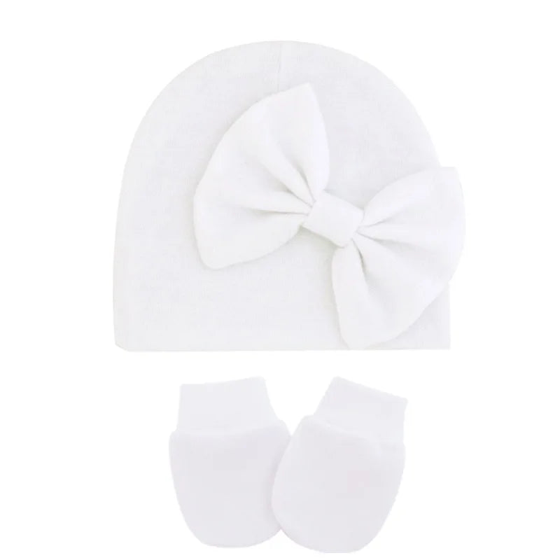 Beanie Hat and Mittens Set
