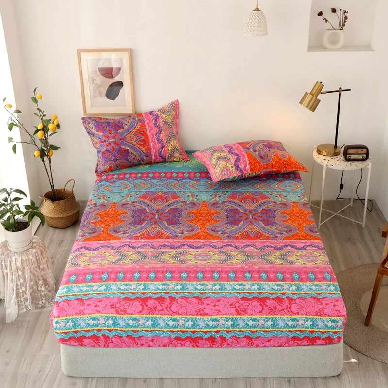 Cartoon Print Fitted Sheet