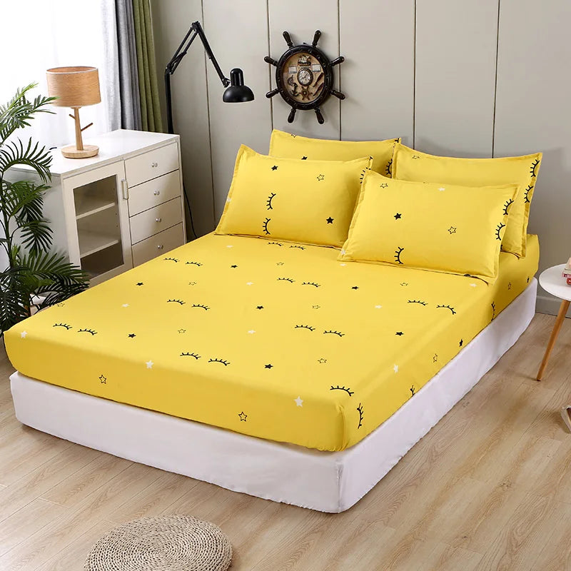 Cartoon Print Fitted Sheet