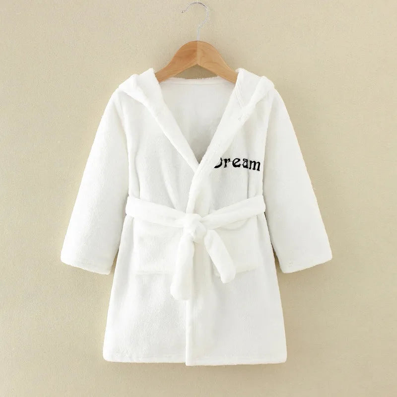 Kids' Flannel Bathrobe