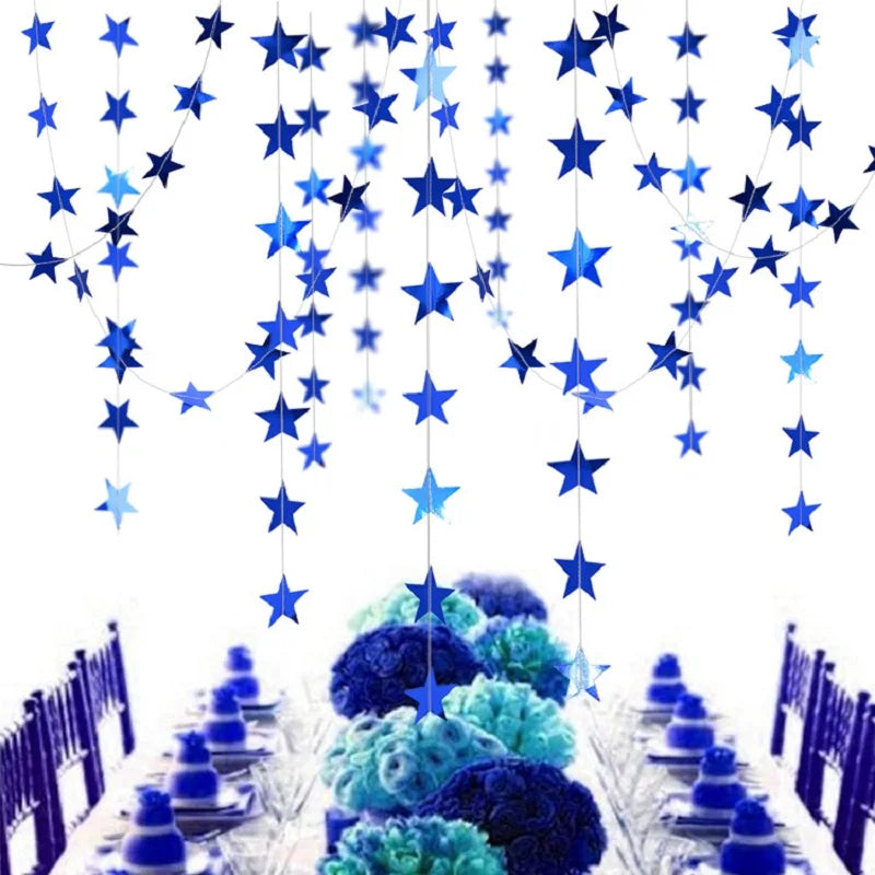 4M Paper Star & Circle Garland