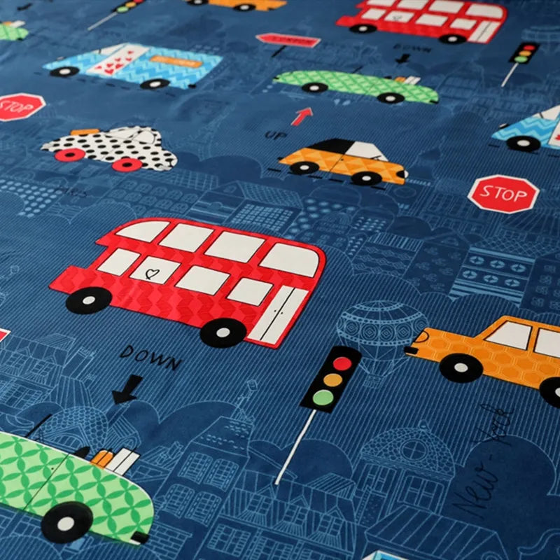Cartoon Print Fitted Sheet