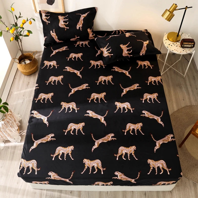Cartoon Print Fitted Sheet