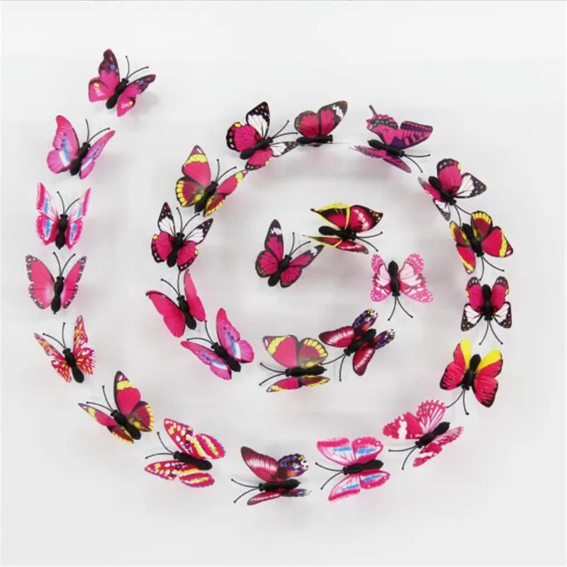 3D Butterfly Hair Clip Set