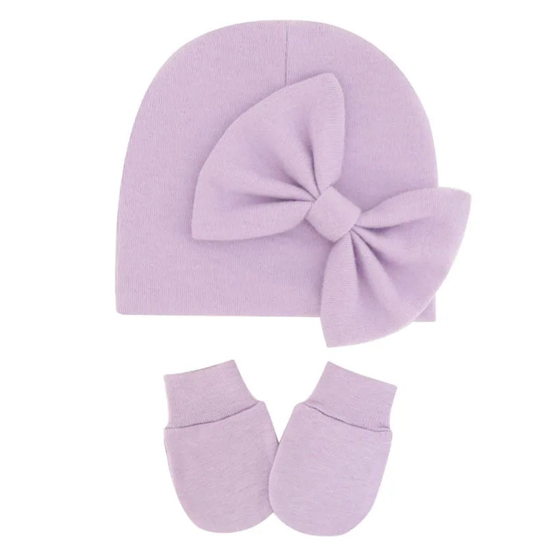 Beanie Hat and Mittens Set
