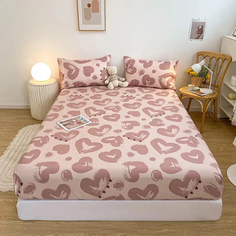 Cartoon Print Fitted Sheet