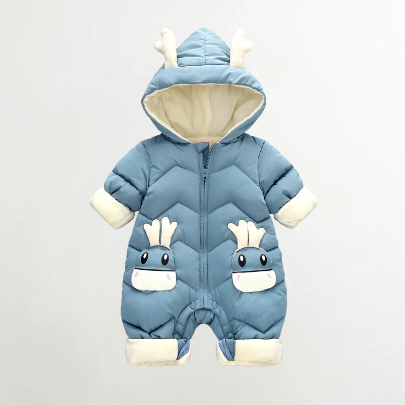 Deer Ears Winter Romper