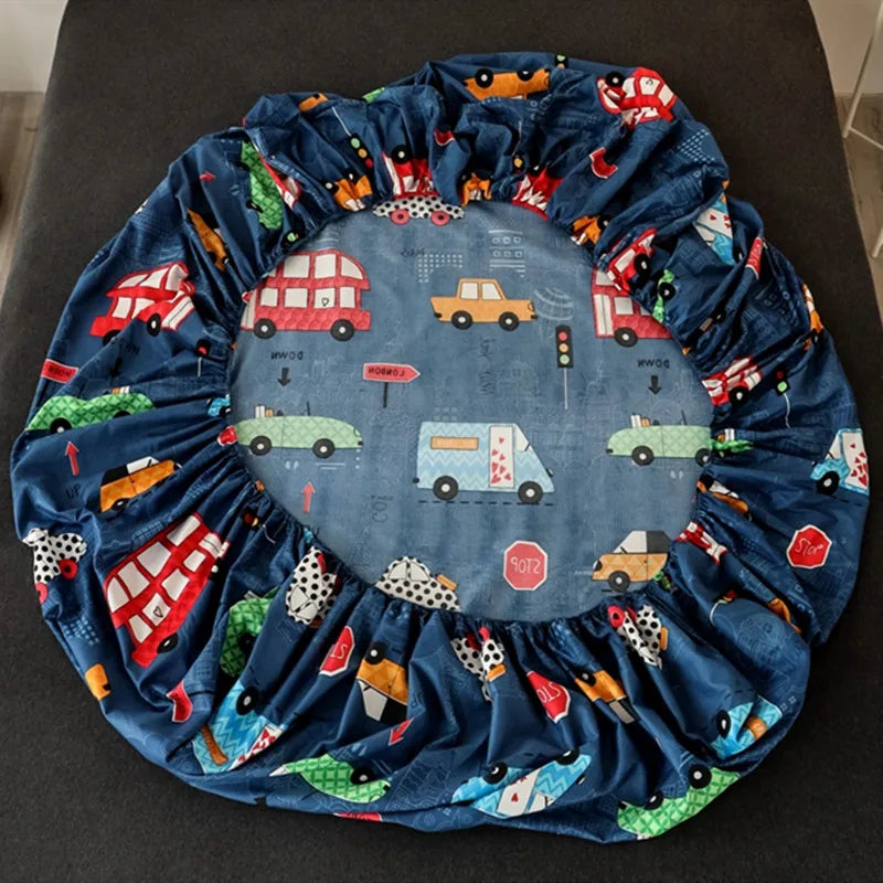 Cartoon Print Fitted Sheet