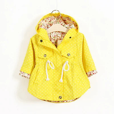 Girls' Printed Windbreaker Jacket
