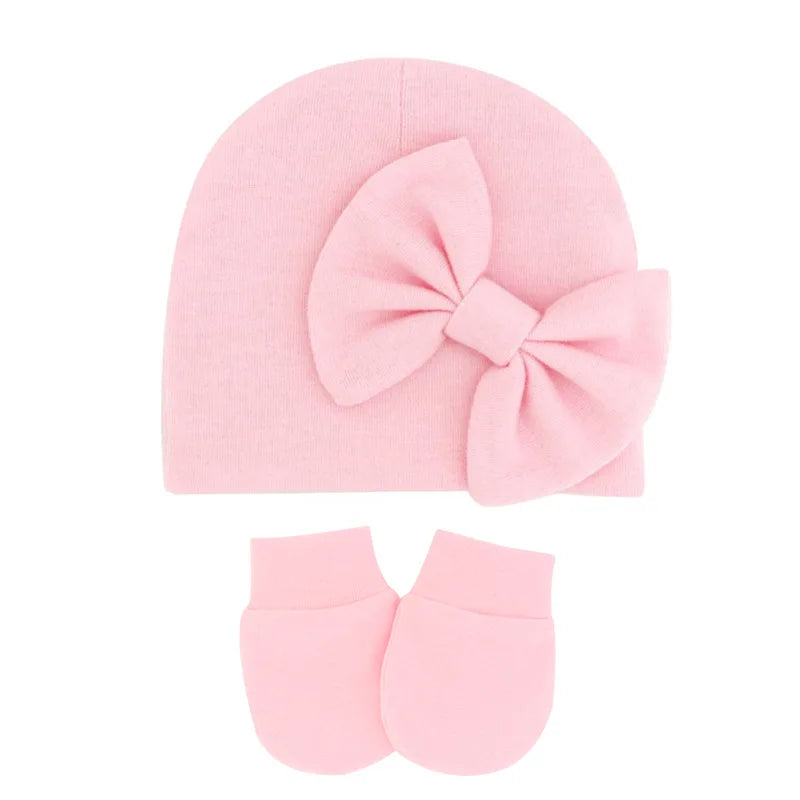 Beanie Hat and Mittens Set