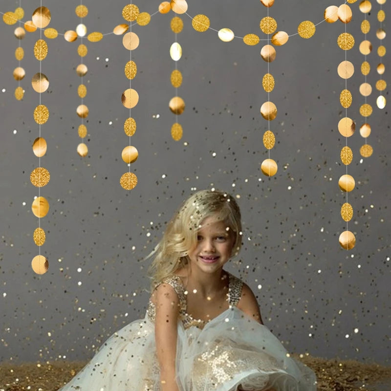 4M Paper Star & Circle Garland