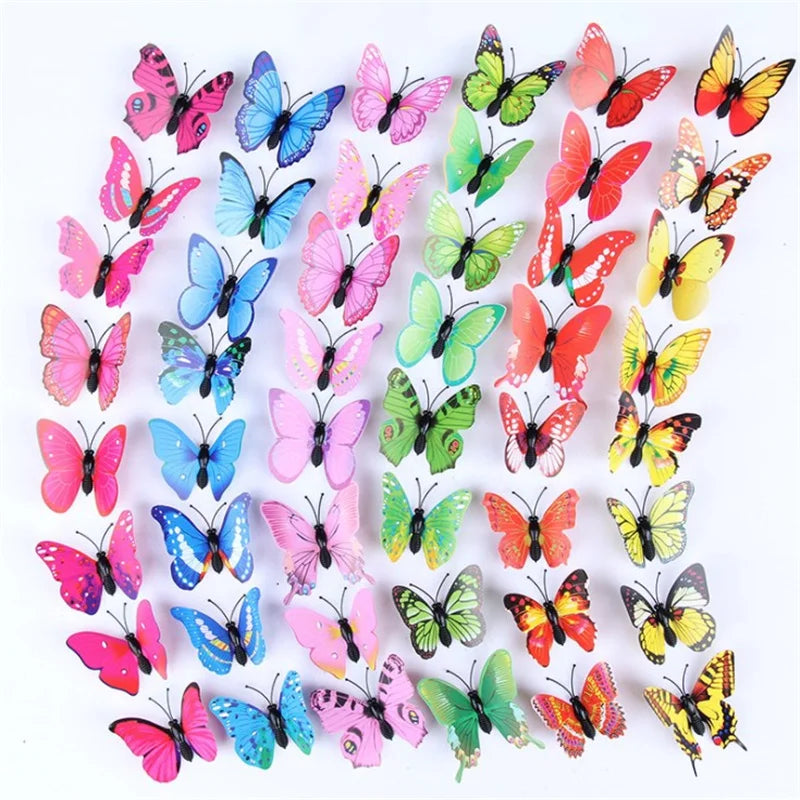 3D Butterfly Hair Clip Set