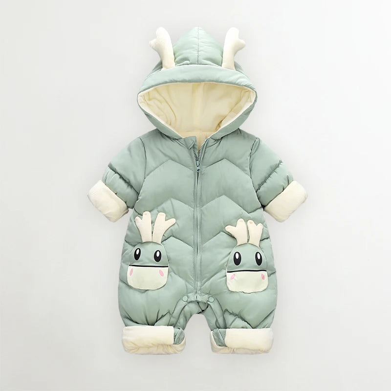 Deer Ears Winter Romper