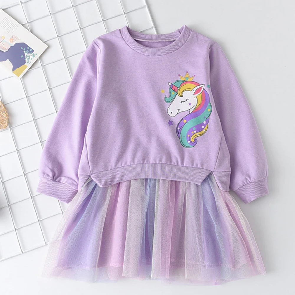 Girl's Unicorn Princess Dress