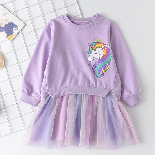 Girl's Unicorn Princess Dress