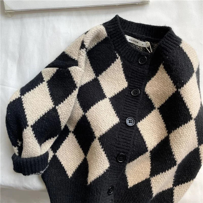 Boys' Woolen Knitted Cardigan