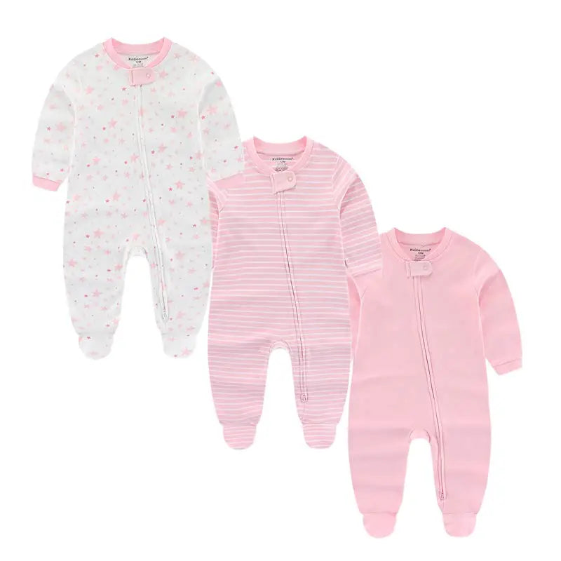 Baby Romper Set - 3Pcs