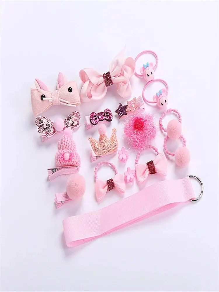 Cartoon Clips & Bands Set