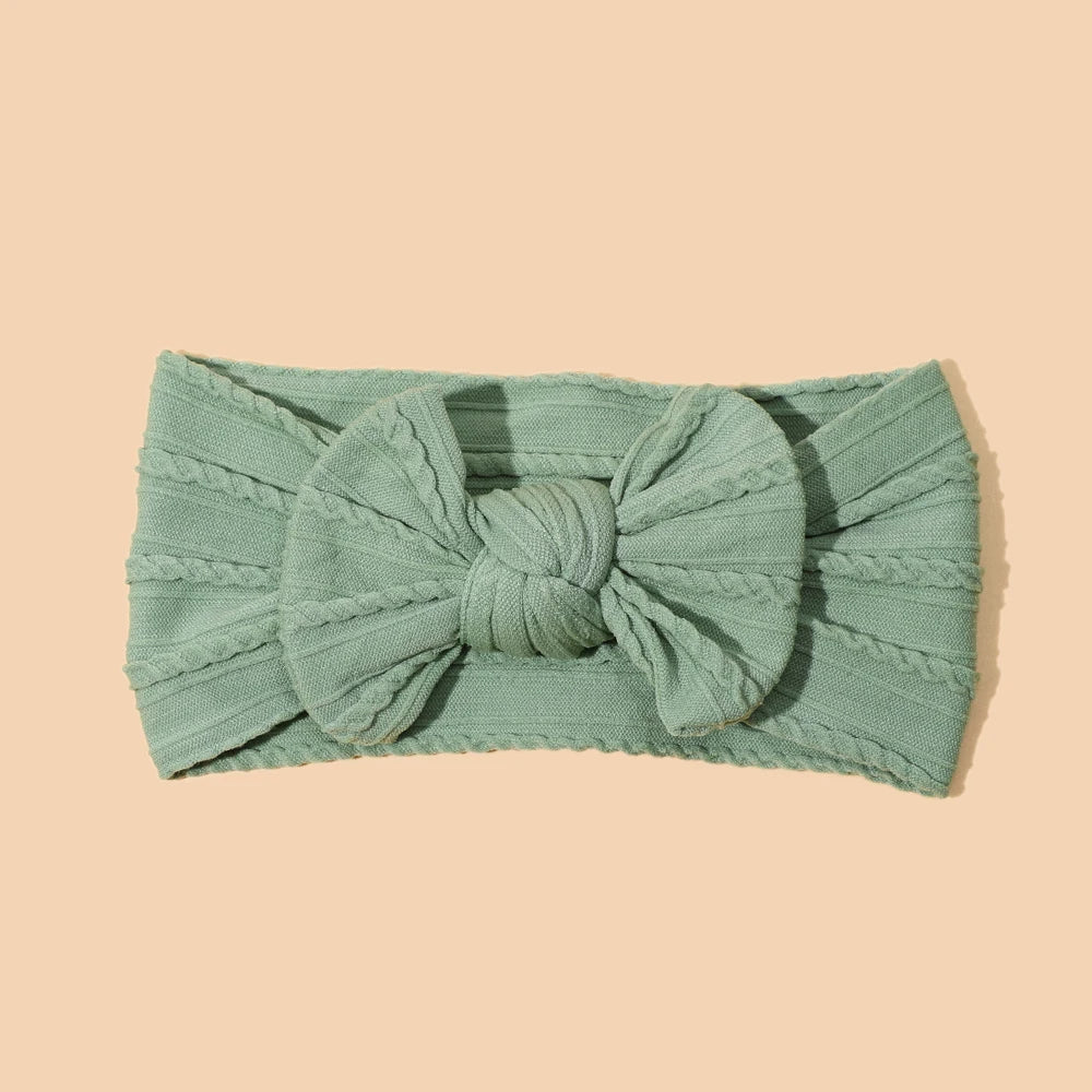 Printed Bow Baby Headband