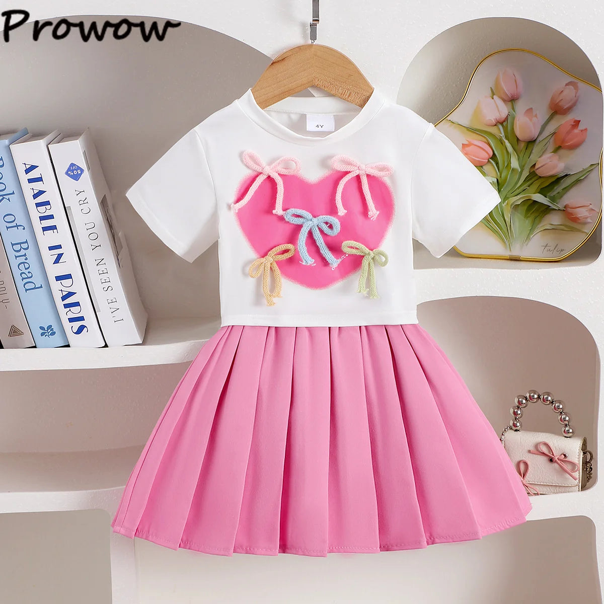 Bow & Heart 2-Piece Outfit