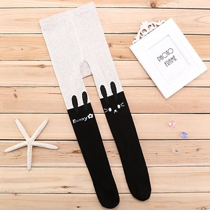 Cozy Cartoon Cotton Tights