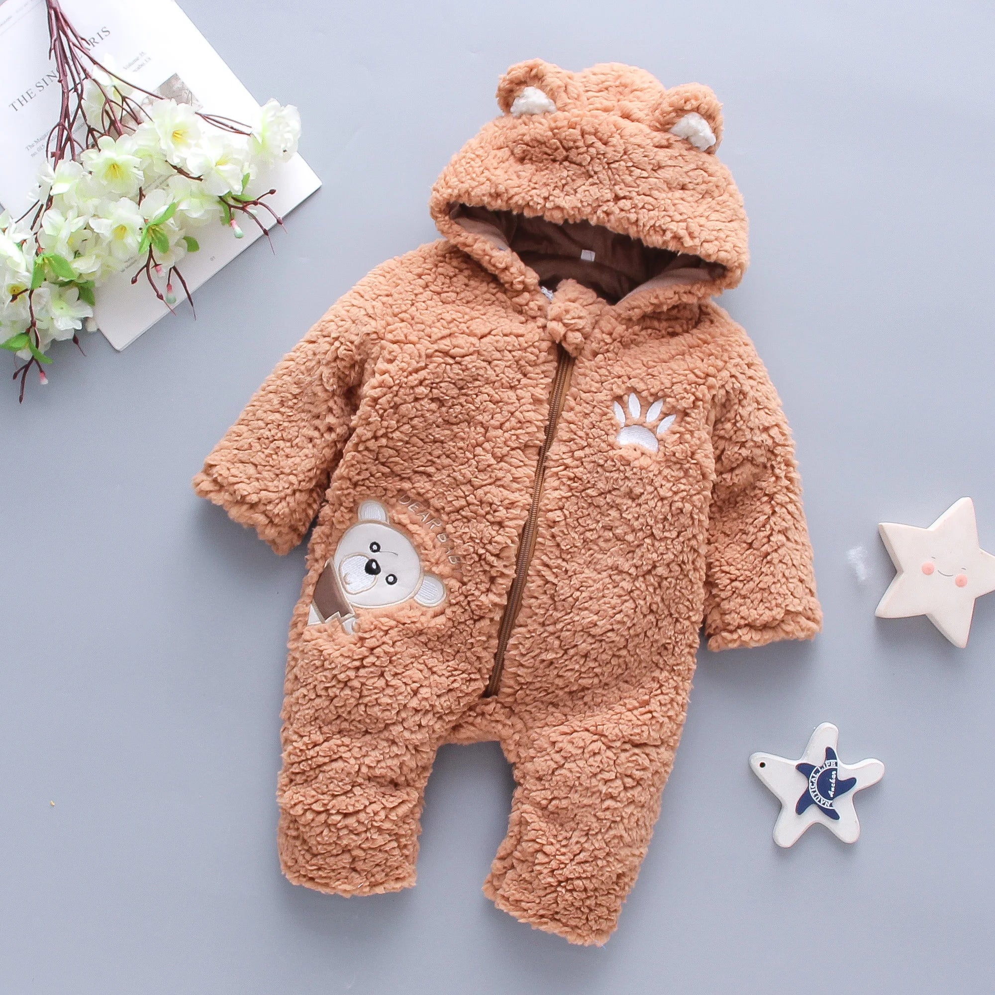Kid's Lamb Fleece Romper
