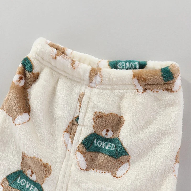 Newborn Flannel Shirt & Pants Set