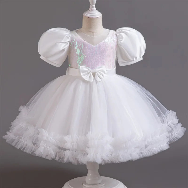 Sequin Big Bow Dress