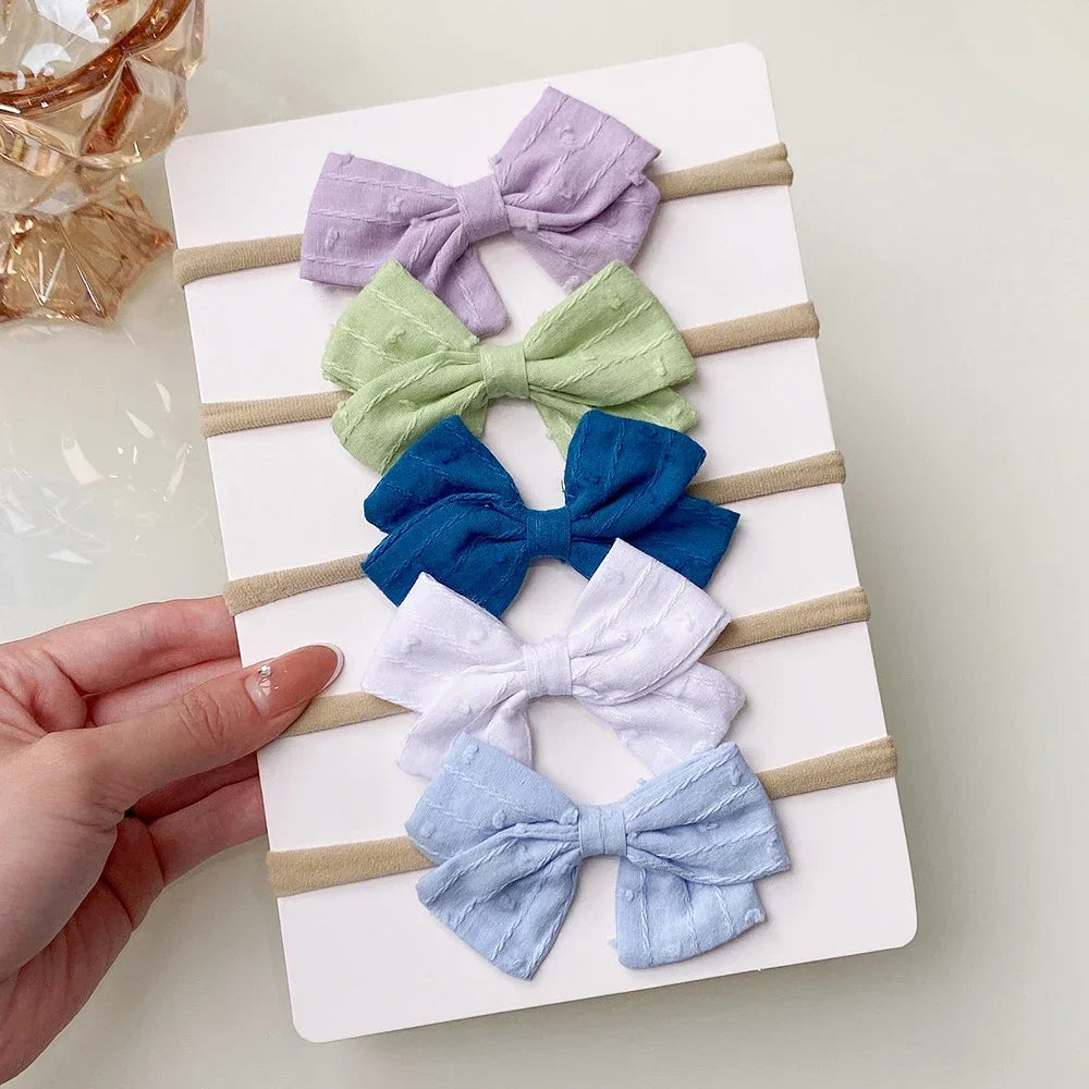 Ribbon Bow Headbands Set