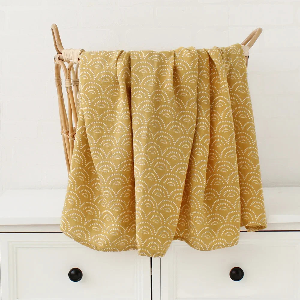 Bamboo Cotton Baby Swaddle Blanket