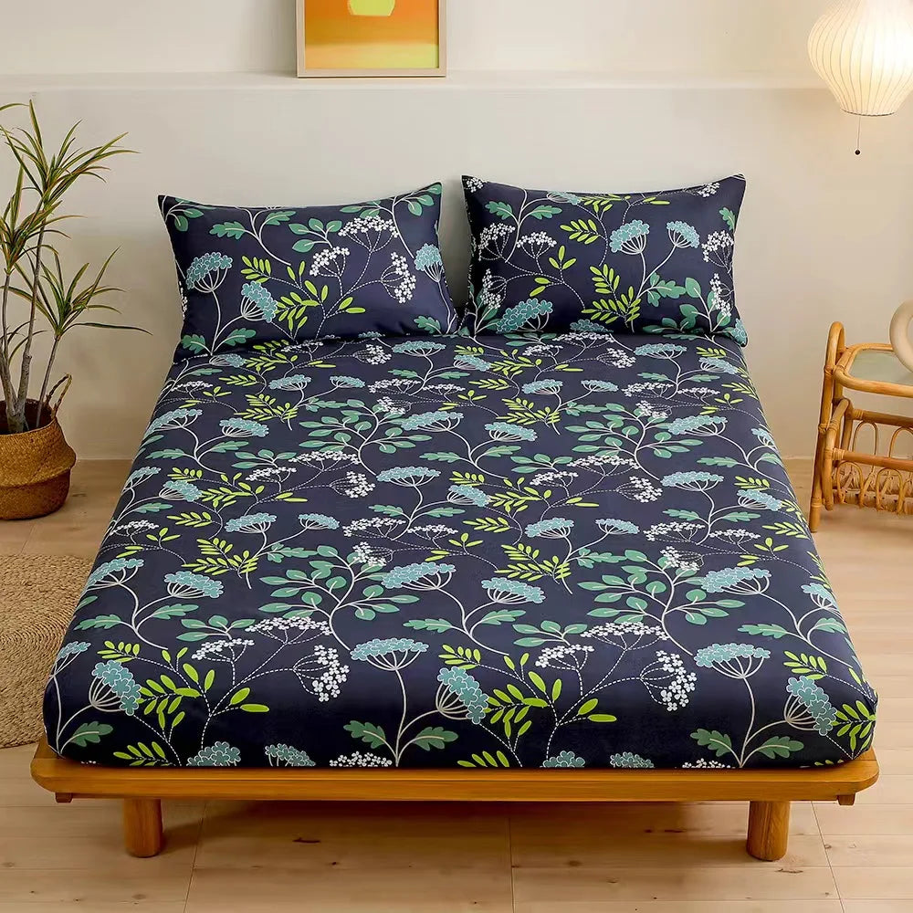 Cartoon Print Fitted Sheet