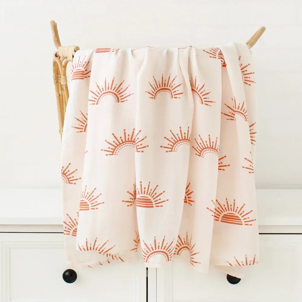 Bamboo Cotton Baby Swaddle Blanket