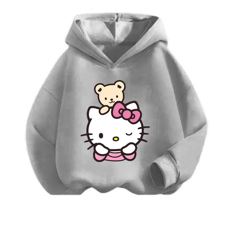 Hello Kitty Printed Hoodie